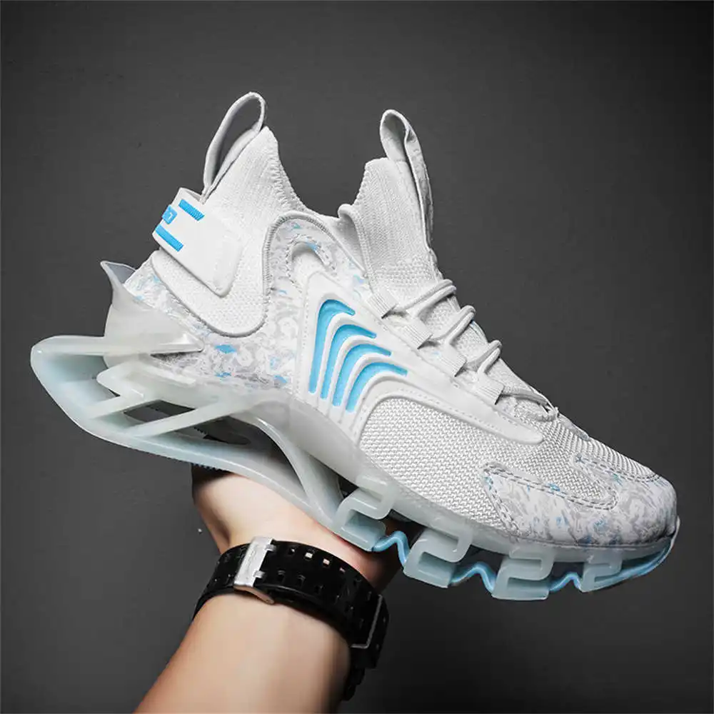 Streetwear Brand Designs - Blue Slipon Long Pink Boots Light