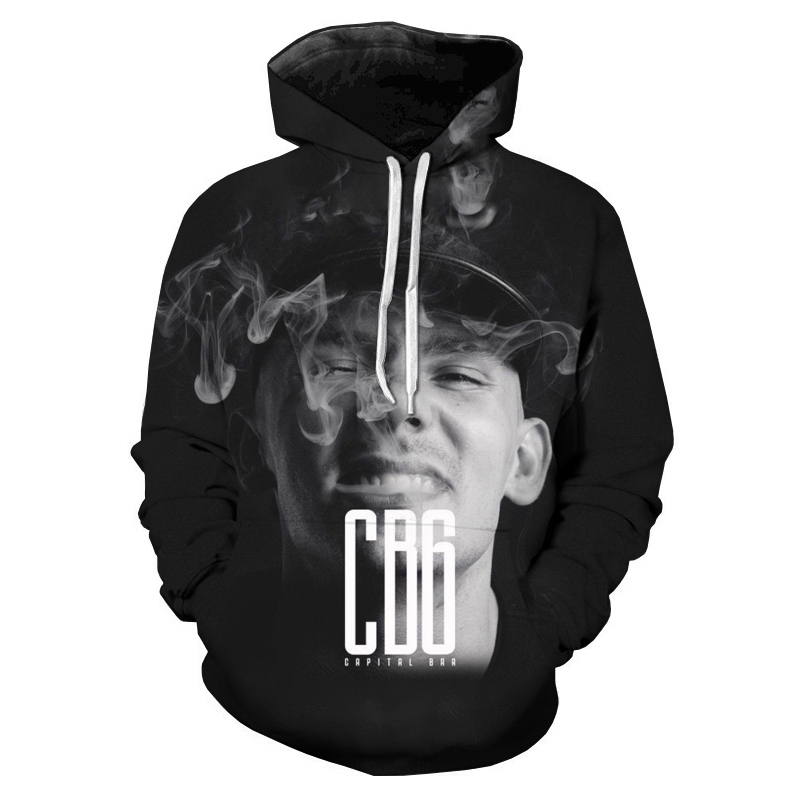 Rapper CB6 Printed Hoodies Men - Streetwear Brand Tracksuit review and price