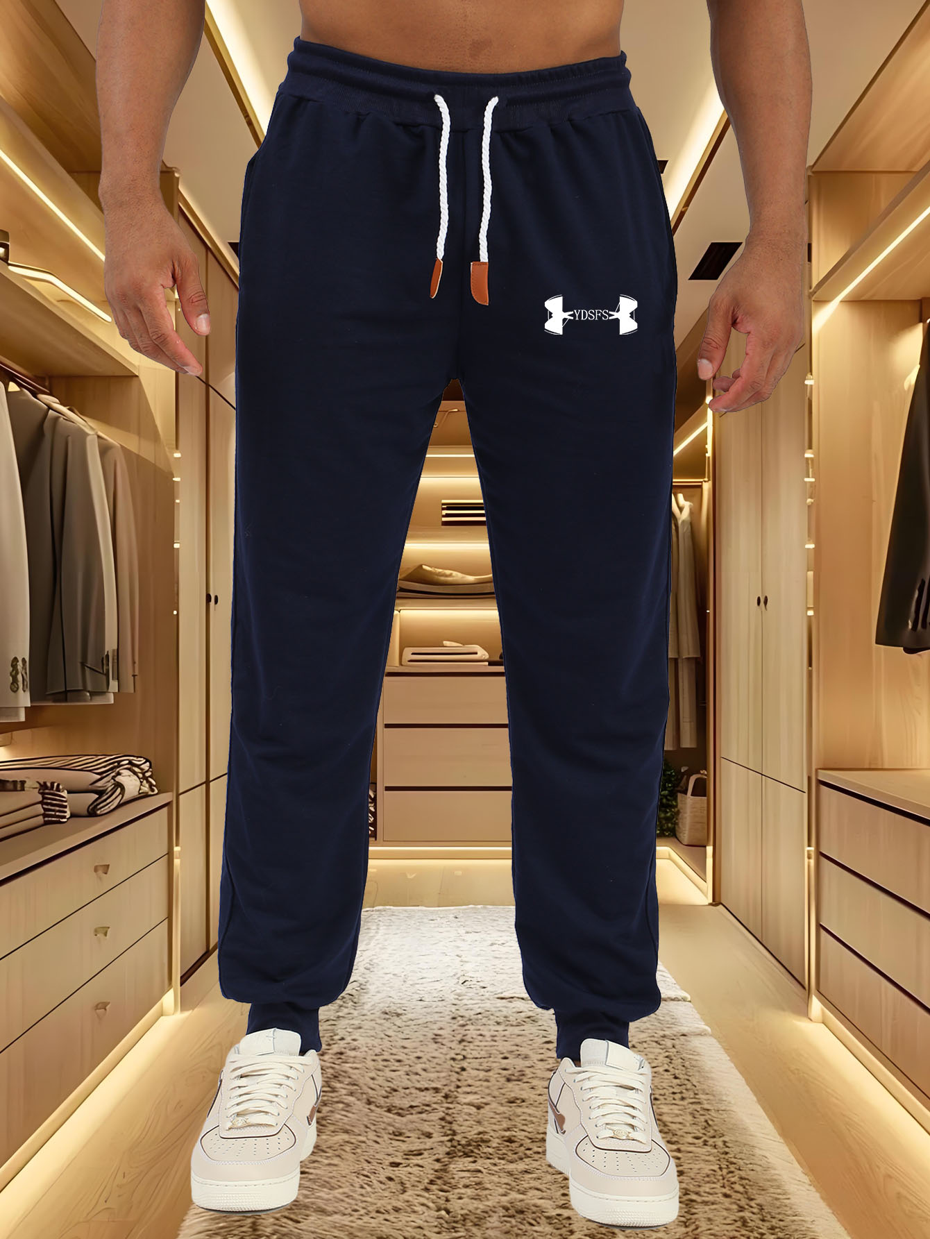 Men Jogger Pants Sport Brand L - Streetwear Brands Logo review and price