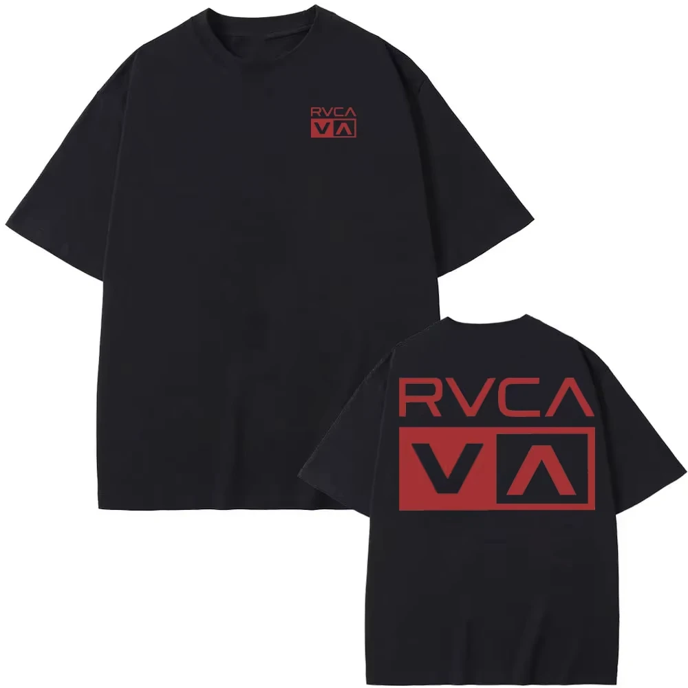 RVCA T Shirt Black Tee Summer  - Streetwear Brand Designs review and price