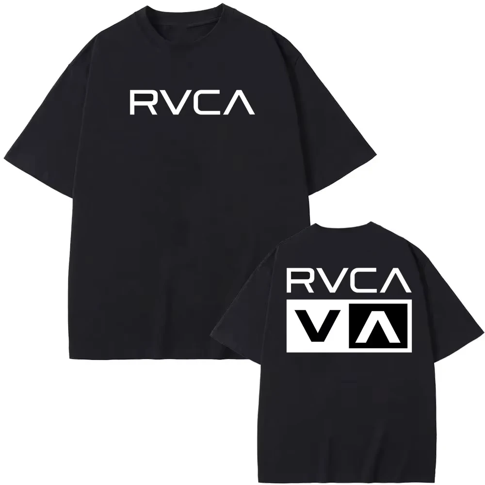 RVCA T Shirt Black Tee Summer  - Streetwear Brand Designs review and price